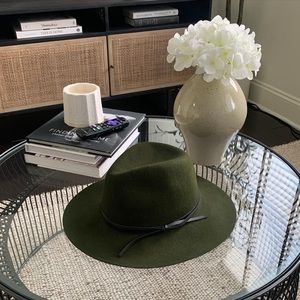 Olive Green Fedora, O/S